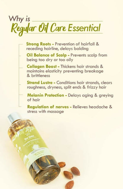 Nat Habit Olive Almond Vit-E Summer Hair Oil - Distacart