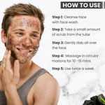 Thumbnail for Globus Naturals Anti Pollution & Anti Acne Detox Charcoal Face Scrub for Men