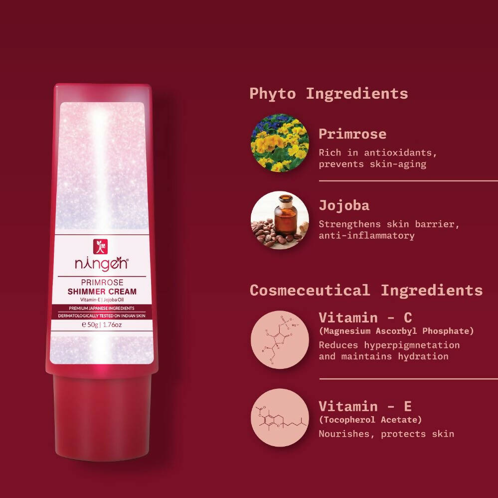 Ningen Primrose Shimmer Cream - Distacart