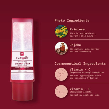Ningen Primrose Shimmer Cream - Distacart