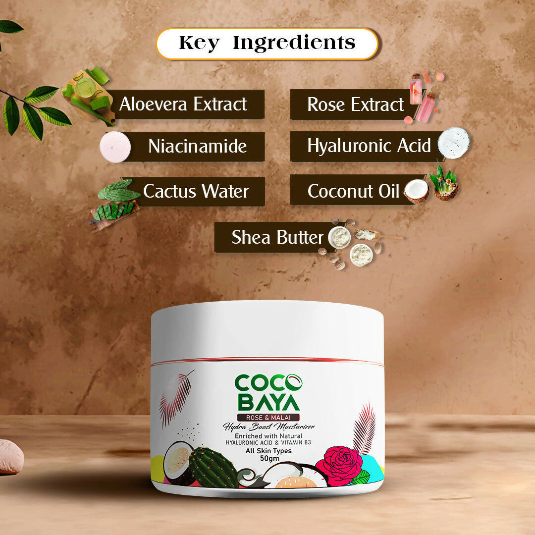 Cocobaya Rose & Malai Moisturizer - Distacart