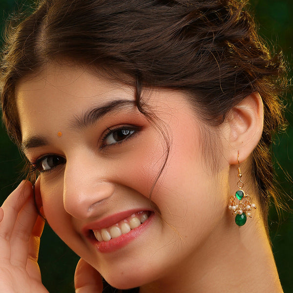 Ruby Raang Mehfil-E-Noor Earrings