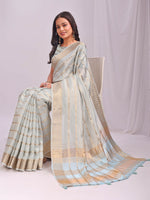 Thumbnail for Astita Organza Sky Blue Saree
