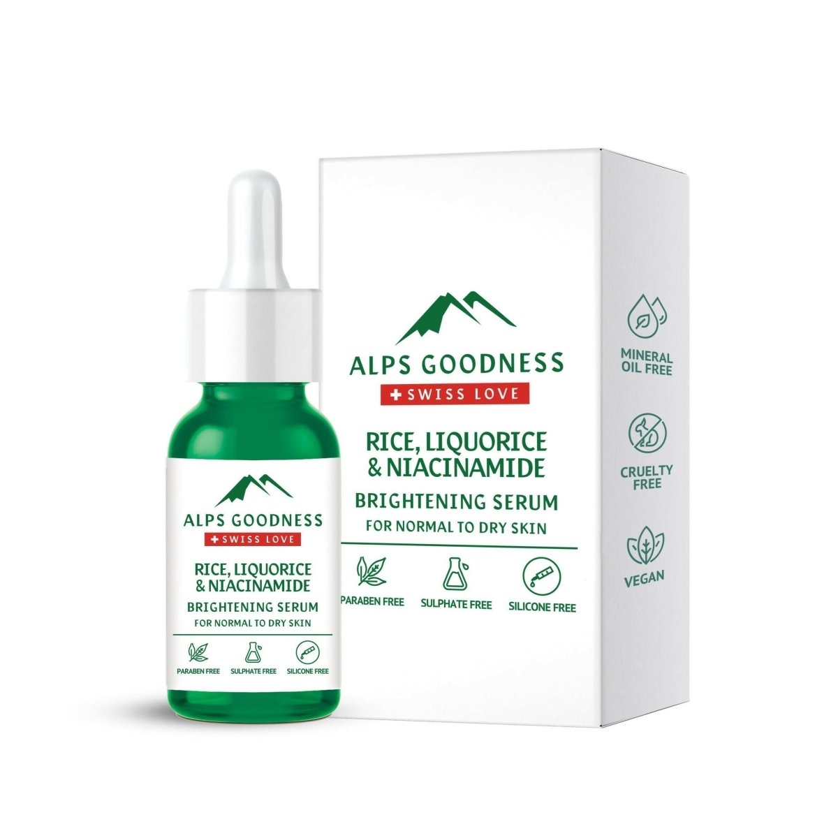 Alps Goodness Rice Liquorice & Niacinamide Brightening Serum - Distacart