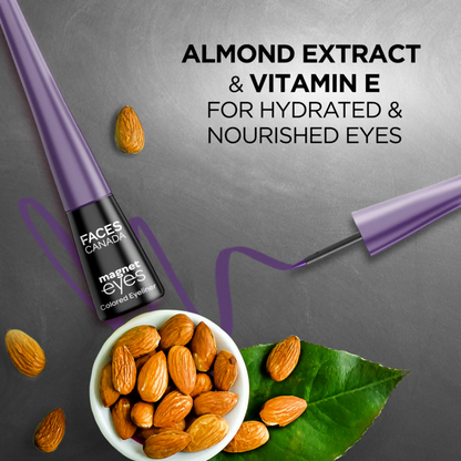 Faces Canada Magneteyes Colored Eyeliner - Dramatic Purple 01 - Distacart