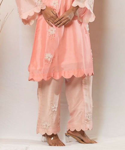 Timaraa Rose Whisper Pink Ombre Shaded Co-Ord Set - Dista