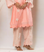 Thumbnail for Timaraa Rose Whisper Pink Ombre Shaded Co-Ord Set - Dista