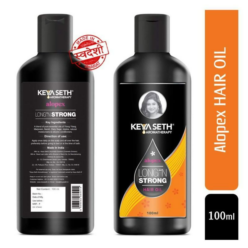 Keya Seth Aromatherapy Alopex Long N Strong Hair Oil - Distacart