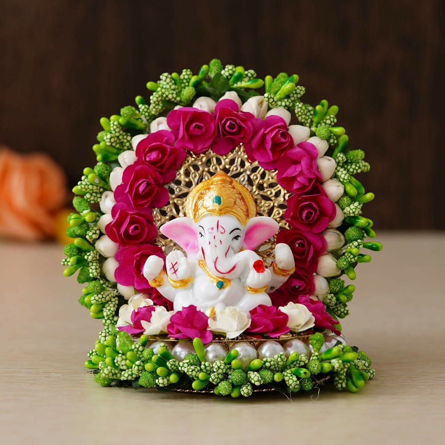 eCraftIndia Polyresin Lord Ganesha Idol - Distacart