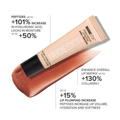 Nudestix Hydra-Peptide Lip Butter - Dolce Nude - Distacart