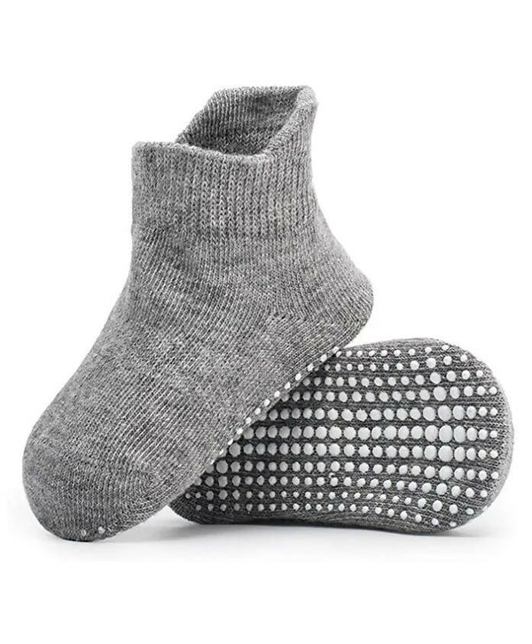 AHC Baby Socks Anti Slip Anti Skid Boys Girls Ankle Length Soft Cotton Socks with Grip - Distacart