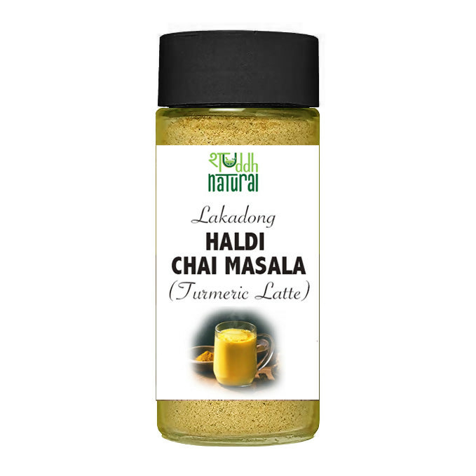Shuddh Natural Haldi Chai Masala - Goodness of Lakadong Turmeric - Distacart