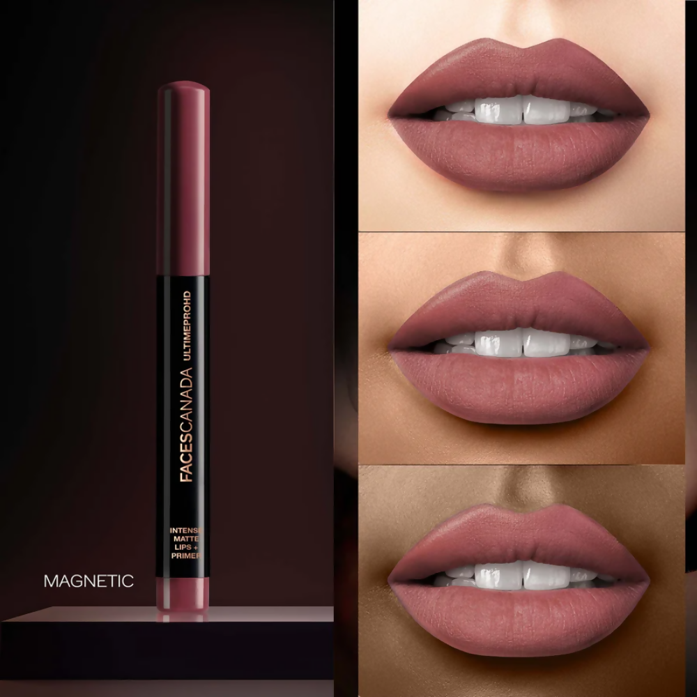 Faces Canada Ultime Pro HD Intense Matte Lips + Primer - Magnetic 02 - Distacart