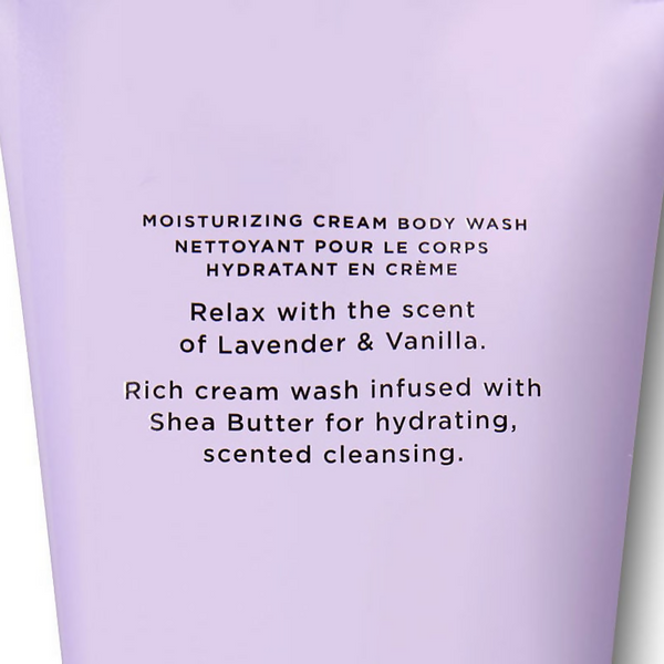 Victoria's Secret Lavender Vanilla Natural Beauty Moisturizing Cream Body Wash - Distacart