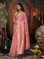 Thumbnail for Astita Organza Pink Saree