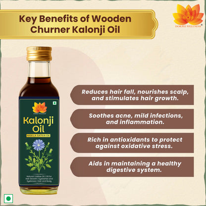 Dorjee Wellness Wood Pressed Kalonji (Black Seed) Oil - Distacart