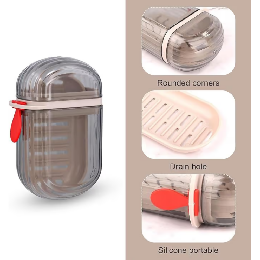 Bronson Professional Transparent Waterproof Portable Soap Dish Box - Dista