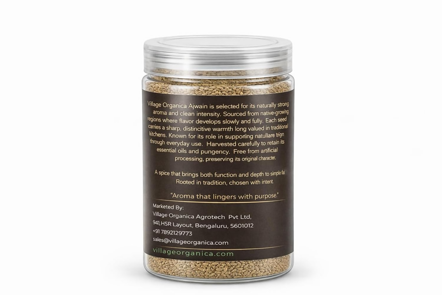 Village-Organica Ajwain Seeds - Dista