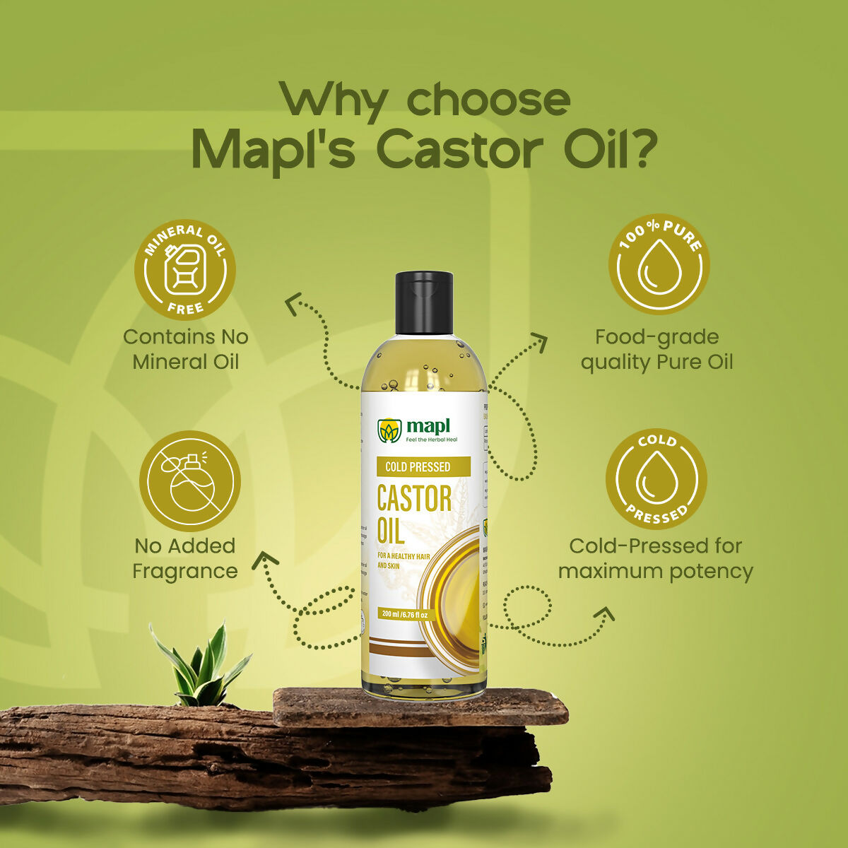 MAPL Castor Oil Cold Pressed