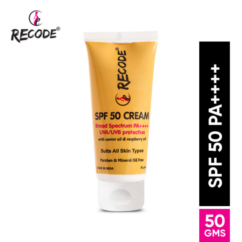 Recode SPF 50 Cream PA++++ - Distacart