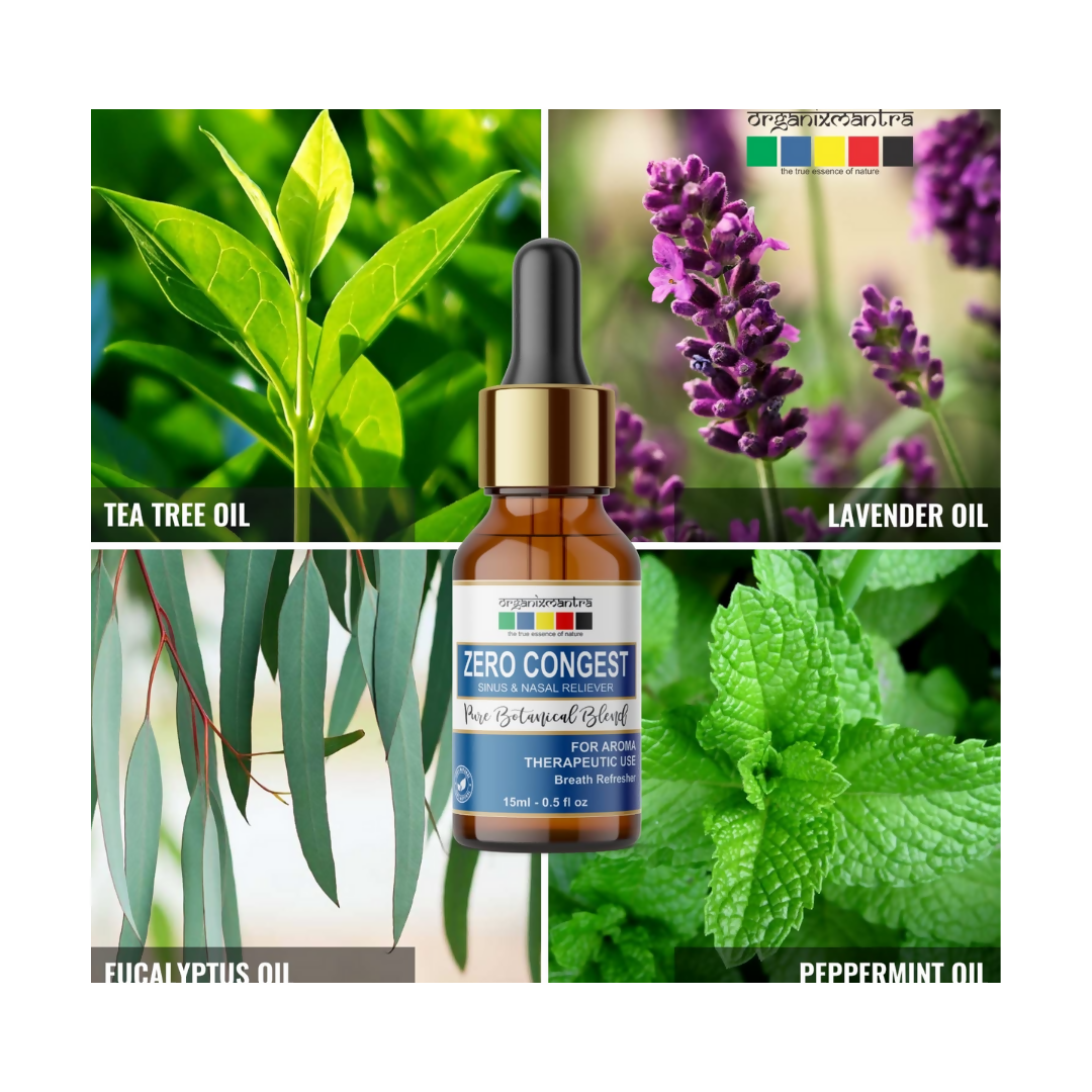 Organix Mantra Zero Congest Essential Oil Blend - Distacart