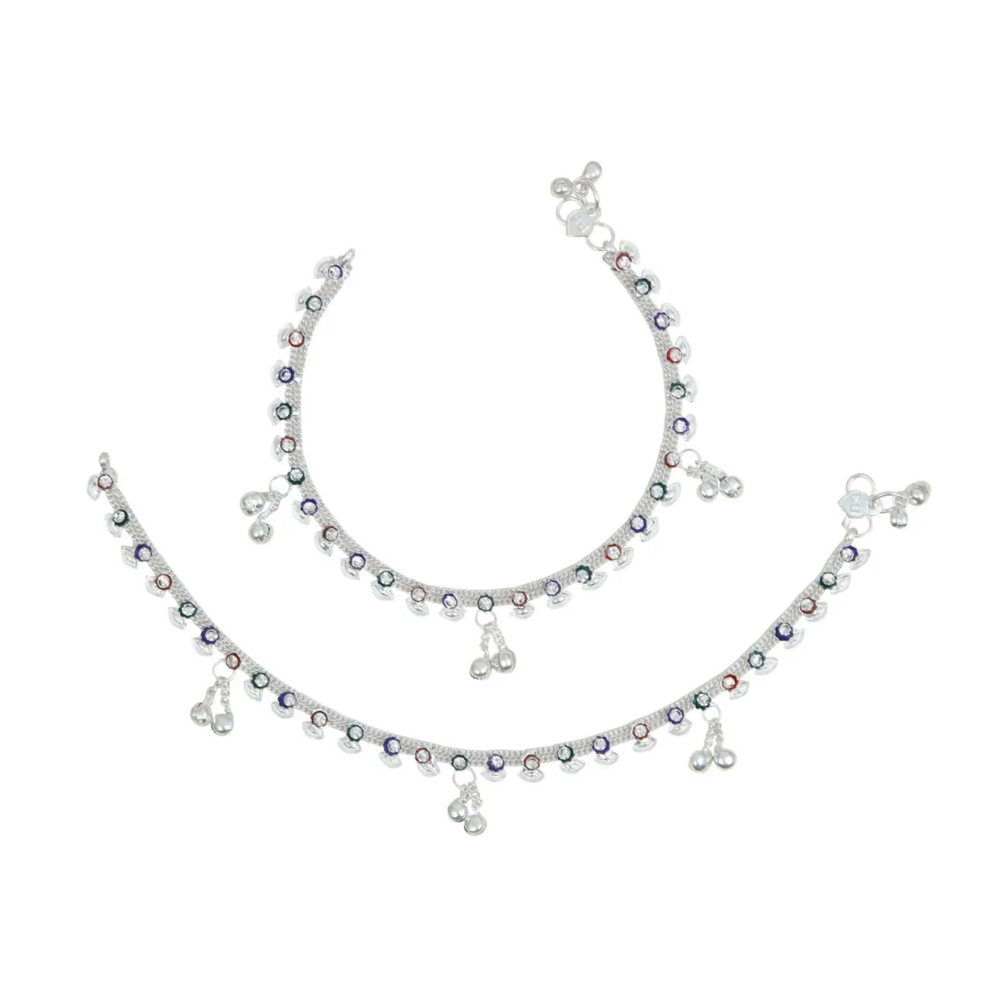 Joban Fashion Silver Copper Anklet For Girl