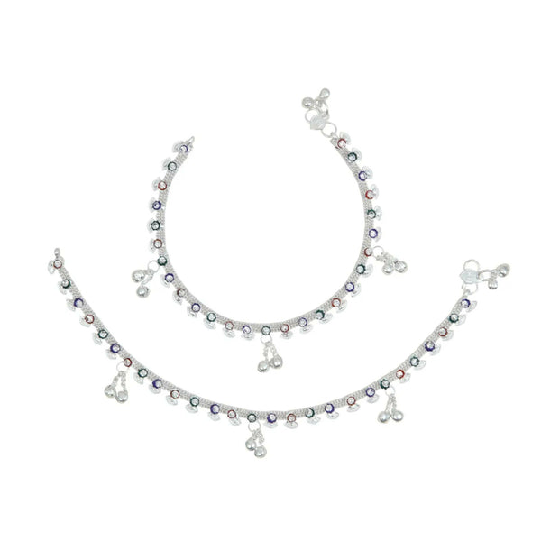 Joban Fashion Silver Copper Anklet For Girl