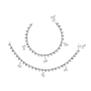 Joban Fashion Silver Copper Anklet For Girl
