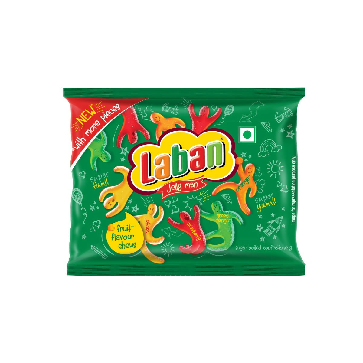 MTR Laban Jelly Man Fruit Flavour Chews - Distacart