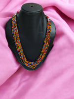 Thumbnail for Inhanns Bloom Handmade Beaded Only Necklace - 12 Layers - Multicolor Necklace - Distacart