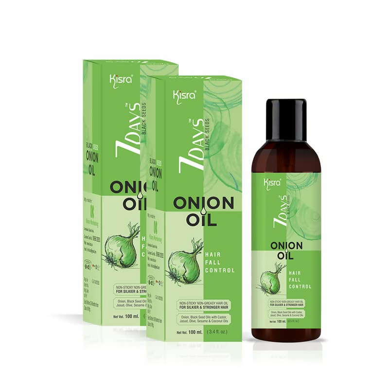 Kisra 7Days Black Seed Onion Hair Oil - Distacart