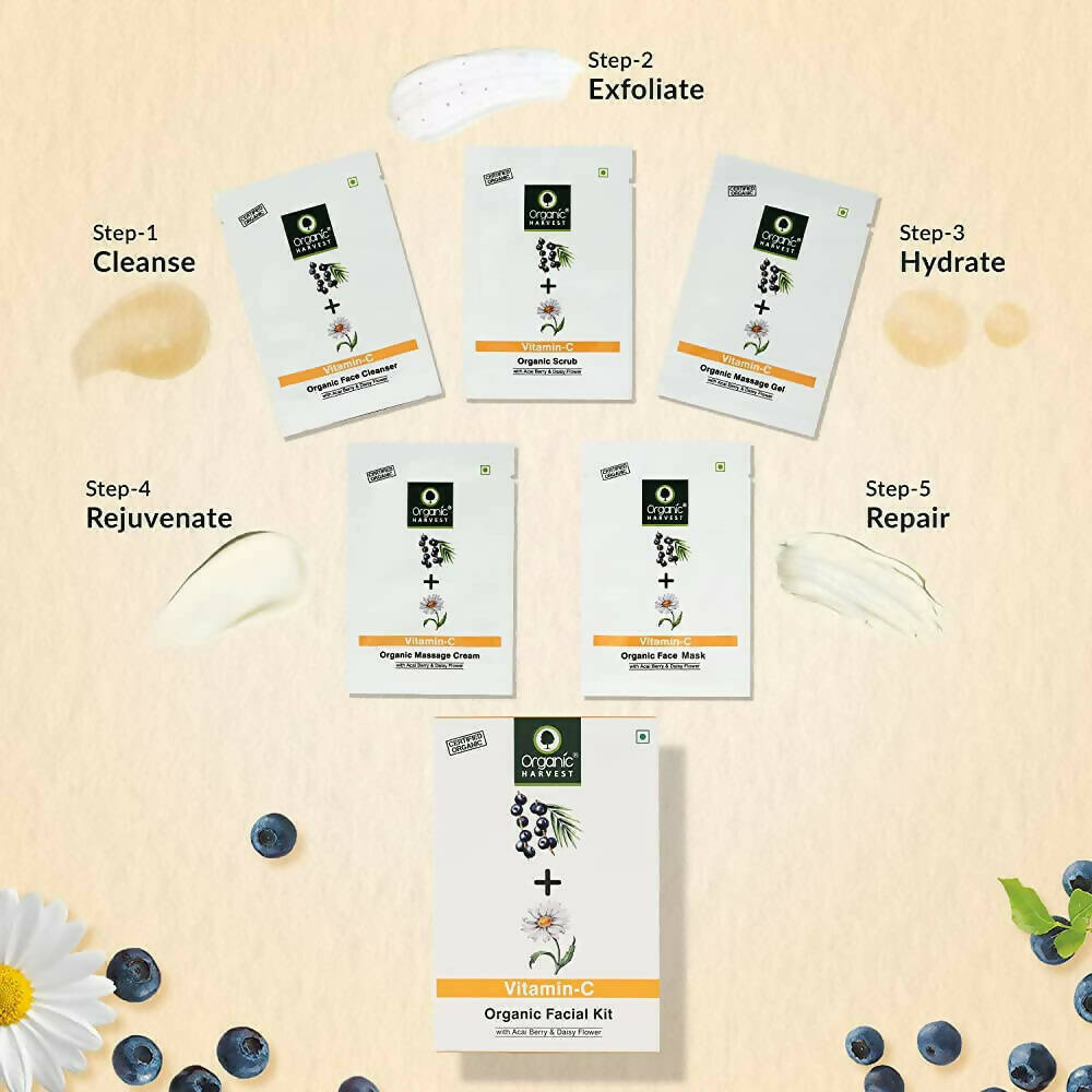 Organic Harvest Vitamin C Organic Facial Kit - Distacart