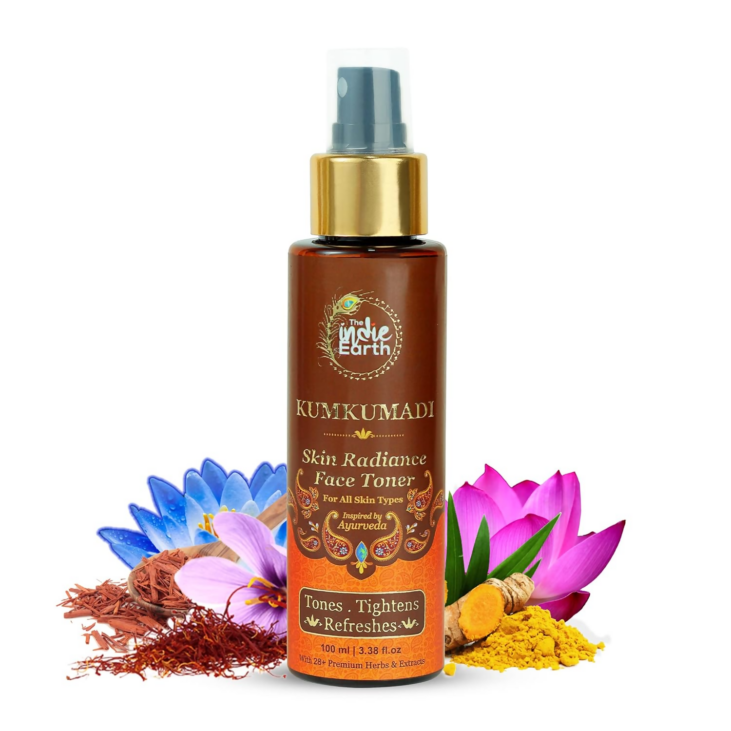 The Indie Earth Kumkumadi Skin Radiance Face Toner - Distacart