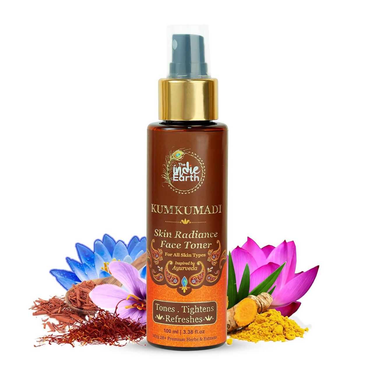 The Indie Earth Kumkumadi Skin Radiance Face Toner - Distacart