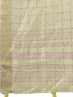 Thumbnail for Astita Organza Light Green Saree