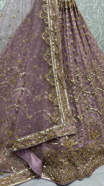 Thumbnail for Jyoti Fashion Women's Pyazi Bridal Net Fancy Sequins with Multi Thread Embroidered & Handwork Wedding Lehenga Choli - Distacart