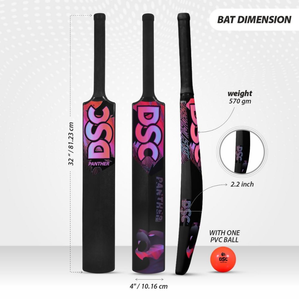 DSC Panther Plastic Cricket Set - 6 - Dista