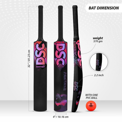 DSC Panther Plastic Cricket Set - 6 - Dista