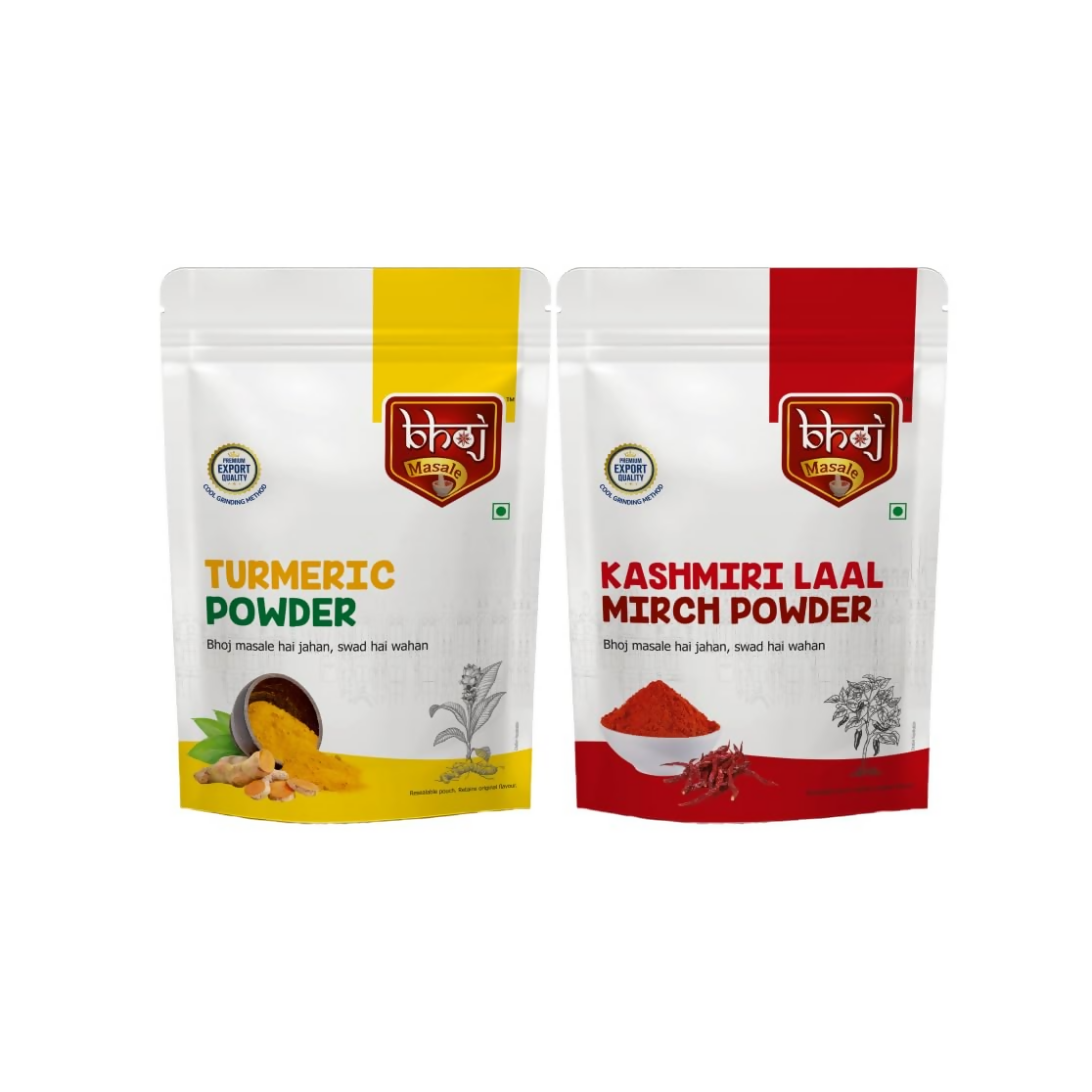 Bhoj Masale Haldi And Kashmiri Lal Mirch Powder - Distacart