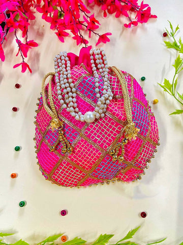 Joban Fashion Potli Bags - Multicolor - Dista