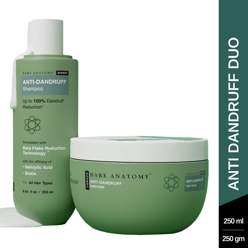 Bare Anatomy Expert Anti Dandruff Shampoo & Mask - Distacart