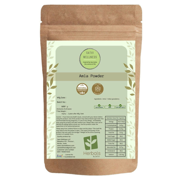 Satvi Wellness Amla Powder | Indian Gooseberry - Distacart