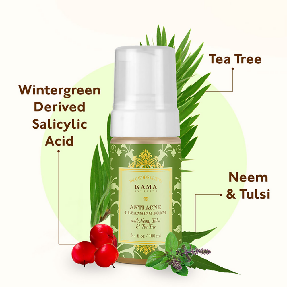 Kama Ayurveda Mini Anti Acne Cleansing Foam - Distacart