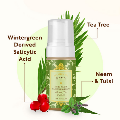 Kama Ayurveda Mini Anti Acne Cleansing Foam - Distacart