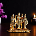 Thumbnail for Jaipurcrafts Antique White Metal Lord Ram Darbar Idol - Distacart