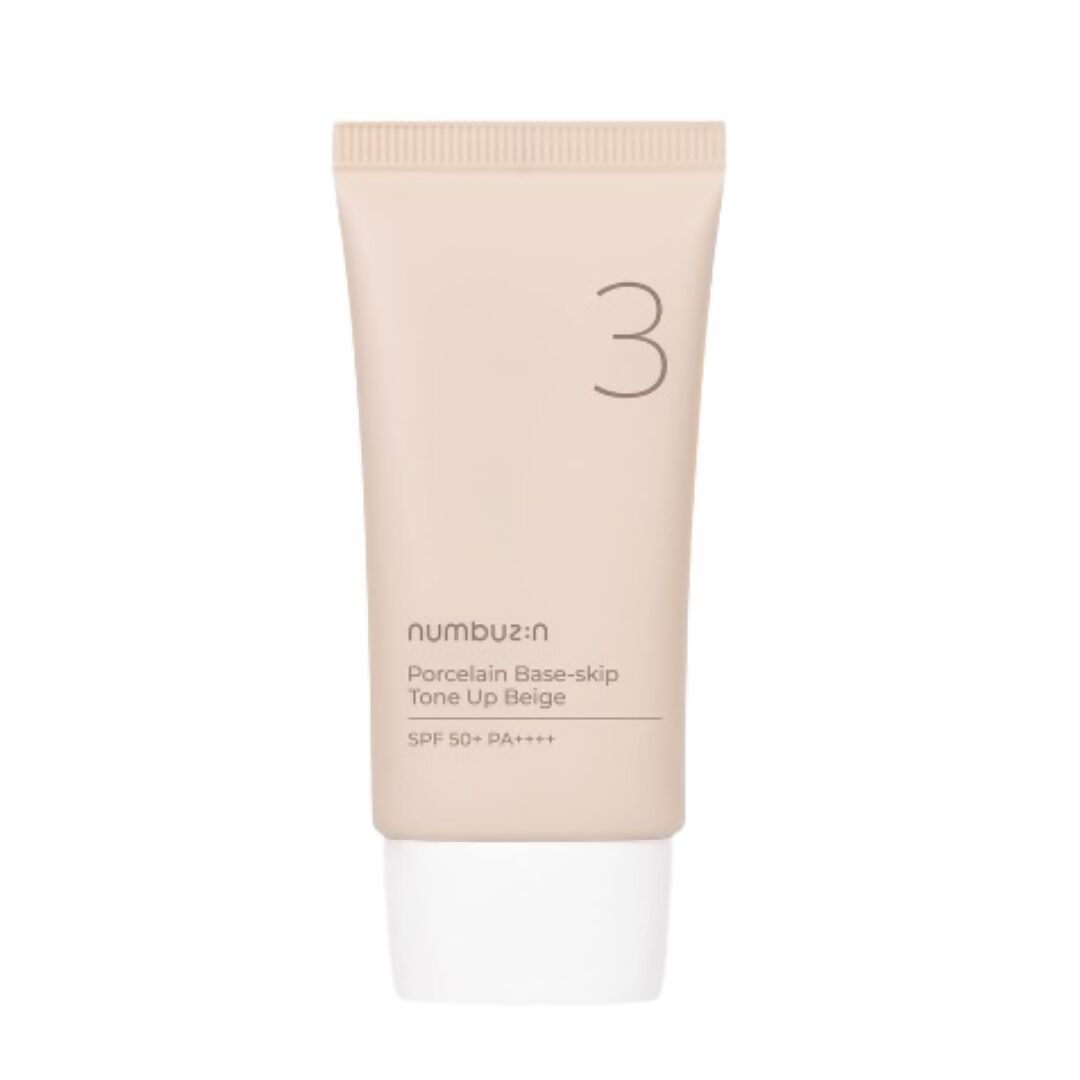 Numbuzin No.3 Porcelain Base-skip Tone Up Beige - Distacart