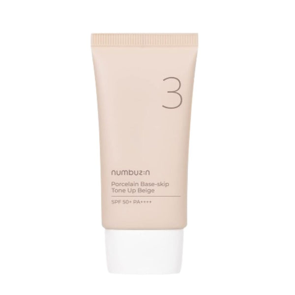 Numbuzin No.3 Porcelain Base-skip Tone Up Beige - Distacart