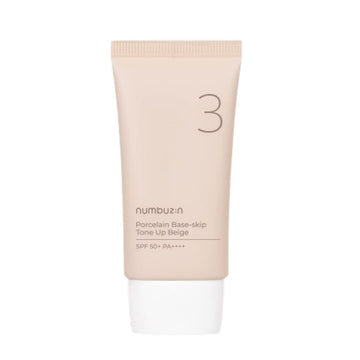 Numbuzin No.3 Porcelain Base-skip Tone Up Beige - Distacart