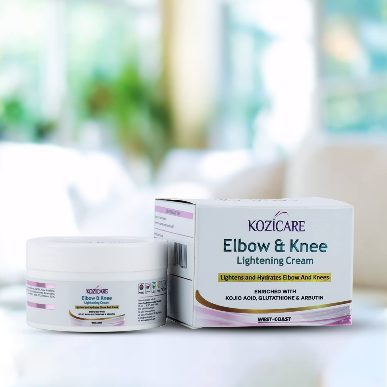 Healthvit Kozicare Elbow & Knee Lightening Cream - Distacart