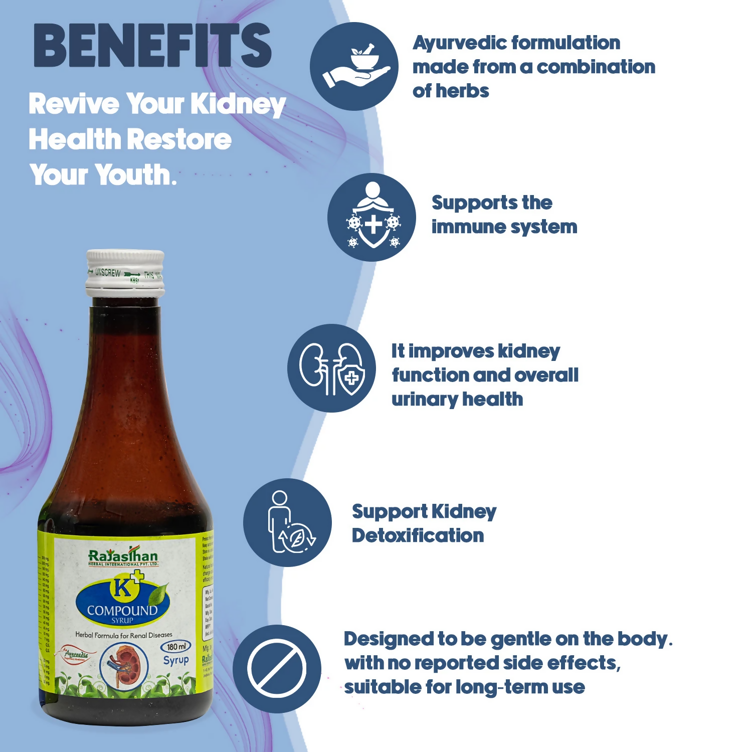 Rajasthan Herbals K+ Compound Syrup - Distacart